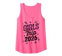 Cute Girls Trip 2026 Vacaciones Surfing Beach Travel Matching Camiseta sin Mangas