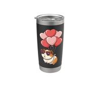 Cute Girls Womens Kids Valentines Day Heart Guinea Pig Lover Vaso térmico de acero inoxidable de doble pared