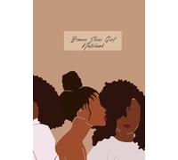 Cute Girly Notebook, Diary for Women, Brown Skin Girl Cover: College Ruled Notebook With Large Pockets And Lined Pages - Perfect to Stay Organized and Boost Productivity at Work