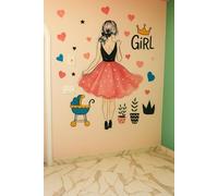 Cute Girly Notebook for Girls - Pink Aesthetic Journal with Princess Art | Back to School Composition Book for Kids & Teens: Cute Girl-Themed Notebook ... Journaling, Drawing, or Back-to-School Gifts
