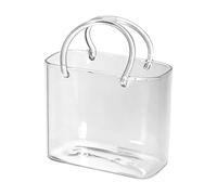 Cute Glass Cup Tumbler, Tote Style Drinking Glass Set, 770ml Straw Cup with Portable Handle Design, Clear Beverage Glassware Cups for Milk Juice Tea Use, Cute Drinkware for Men Women Kids Family