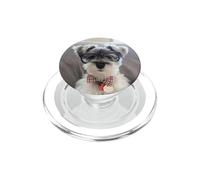 Cute Glasses Womens Girls Kids Miniature Schnauzer Dog Lover PopSockets PopGrip para MagSafe