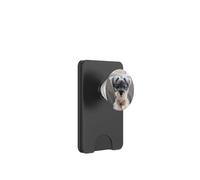 Cute Glasses Womens Girls Kids Miniature Schnauzer Dog Lover PopSockets PopWallet para MagSafe