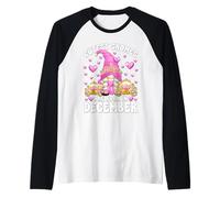 Cute GNOME For Kids Girls Born In December Birthday Princess Camiseta Manga Raglan
