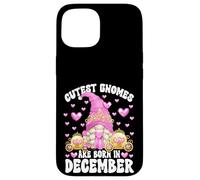 Cute GNOME For Kids Girls Born In December Birthday Princess Carcasa para iPhone 15