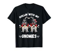 Cute GNOME For Oldschool Biker Kids Rollin`with My Gnomies Camiseta