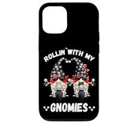 Cute GNOME For Oldschool Biker Kids Rollin`with My Gnomies Carcasa para iPhone 12/12 Pro