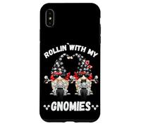 Cute GNOME For Oldschool Biker Kids Rollin`with My Gnomies Carcasa para iPhone XS MAX