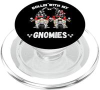 Cute GNOME For Oldschool Biker Kids Rollin`with My Gnomies PopSockets PopGrip para MagSafe