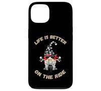 Cute GNOME For Oldschool Biker - Life Is Better On The Ride Carcasa para iPhone 13