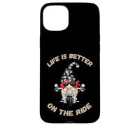 Cute GNOME For Oldschool Biker - Life Is Better On The Ride Carcasa para iPhone 15 Plus
