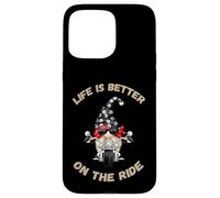 Cute GNOME For Oldschool Biker - Life Is Better On The Ride Carcasa para iPhone 15 Pro MAX