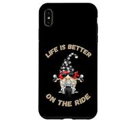 Cute GNOME For Oldschool Biker - Life Is Better On The Ride Carcasa para iPhone XS MAX