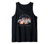 Cute GNOME for The Holidays Merry Christmas Festive Graphic Camiseta sin Mangas