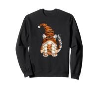 Cute GNOME In Tiger Costume For Women and Tiger Mom Sudadera