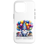 Cute GNOME Themed Birthday Dress Women Happy Birthday GNOME Carcasa para iPhone 16 Pro