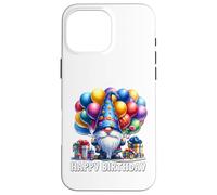 Cute GNOME Themed Birthday Dress Women Happy Birthday GNOME Carcasa para iPhone 16 Pro MAX