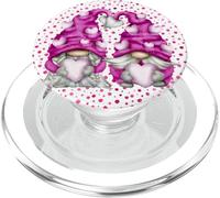 Cute GNOME Valentines Decor For Couples and GNOME Lover PopSockets PopGrip para MagSafe