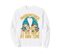 Cute GNOME Warning I May Snap At Any Time Funny Photographer Sudadera