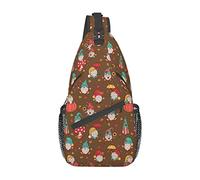 Cute Gnomes Sling Bag, Chest Bag Daypack, Crossbody Sling Mochila para Viajes, Deportes, Correr, Senderismo