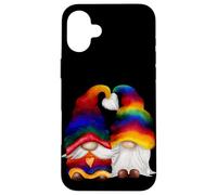 Cute Gnomie LGBTQ Stuff - Proud Rainbow Gnomes For Gay Pride Carcasa para iPhone 16 Plus