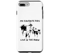 Cute Goat Babies Mis hijos favoritos viven en el granero Carcasa para iPhone 7 Plus/8 Plus