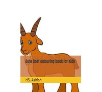 Cute Goat colouring book for kids