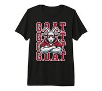 Cute Goat Fantasy Football Basketball Soccer Commish Champ Camiseta Premium