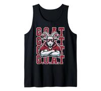 Cute Goat Fantasy Football Basketball Soccer Commish Champ Camiseta sin Mangas