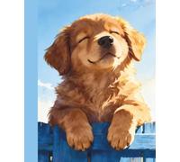 Cute Golden Retriever Composition Notebook: Adorable Puppy Journal with 100 Blank Unruled Pages for Writing, Sketching, Journaling, Doodling, and Creative Ideas