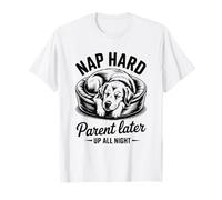 Cute Golden Retriever Dog Puppy Crianza Primera Vez Padre Camiseta