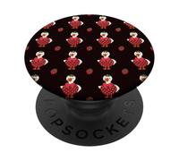 Cute Goose Strawberry Costume PopSockets PopGrip Adhesivo