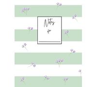 Cute Green Stripes with Purple Composition Notebook | College Ruled Journal for School, College & Everyday Notes: Notebook Writing Paper