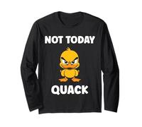 Cute Grumpy Duck Animal Funny Defiance Mood Not Today Quack Manga Larga