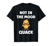 Cute Grumpy Duck Animal Funny Defiance Not in The Mood Camiseta