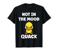 Cute Grumpy Duck Animal Funny Defiance Not in The Mood Camiseta
