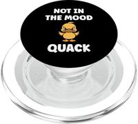 Cute Grumpy Duck Animal Funny Defiance Not in The Mood PopSockets PopGrip para MagSafe