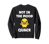 Cute Grumpy Duck Animal Funny Defiance Not in The Mood Sudadera