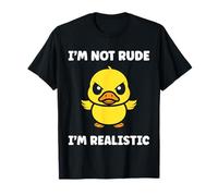 Cute Grumpy Duck Animal Funny Defiance Not Rude Camiseta