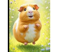 Cute Guinea Pig Notebook - Happy Guinea Pig Lined Journal - 110 Pages
