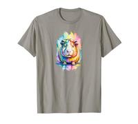 Cute Guinea Pig Rainbow Hamster Pet Lovers Animal Camiseta