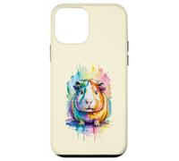 Cute Guinea Pig Rainbow Hamster Pet Lovers Animal Carcasa para iPhone 12 mini