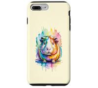 Cute Guinea Pig Rainbow Hamster Pet Lovers Animal Carcasa para iPhone 7 Plus/8 Plus
