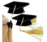 Cute Hair Clips, Yellow Tassel Barrettes, 2.36x2.36x1.38 Inch Hair Pins with Stylish Design Feature, Fashion Hairs Accessory, Tassel Hairs Clips with Sturdy Clip, Styling Tool for Girls and Graduation