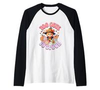 Cute Halloween Bear Too Cute To Spook Costume Kids Adults Camiseta Manga Raglan
