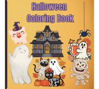 Cute Halloween Coloring Book for Kids: Creative Coloring Pages with cute animals and Kids in Halloween dresses for Children Ages 5-8