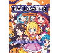 Cute Halloween Costumes Coloring Book for Kids Ages 3-7.: Fun & Adorable Costume Designs to Color - Perfect for Little Halloween Lovers.