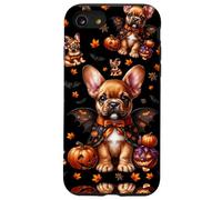 Cute Halloween Dog In Frenchie Vampire Costume For Mom Carcasa para iPhone SE (2020) / 7/8