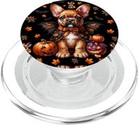 Cute Halloween Dog In Frenchie Vampire Costume For Mom PopSockets PopGrip para MagSafe