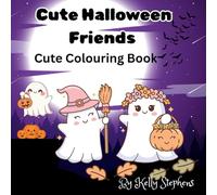 Cute Halloween Friends: Cute Colouring book